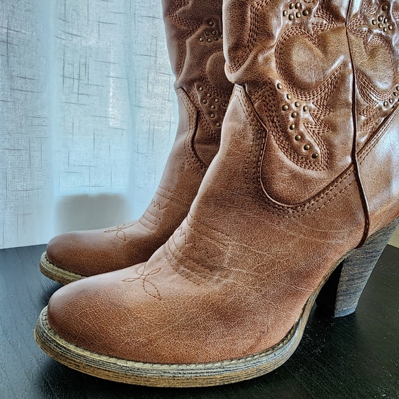 Very Volatile Denver western boot size 8 nwot vegan leather - Picture 5 of 11